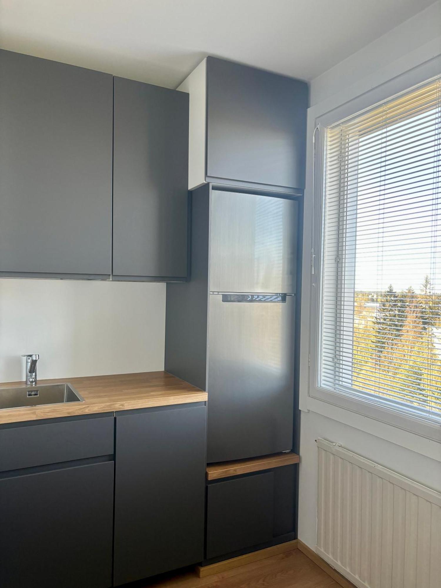 Modern Studio, Private Free Parking ,Near Metro Helsingfors Exteriör bild